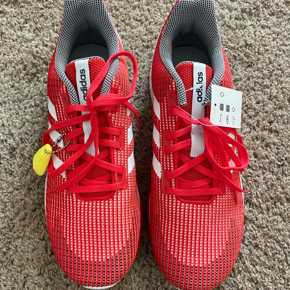 NWT Adidas Questar TND red/orange tennis shoes